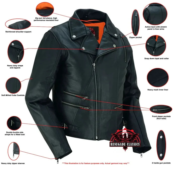 Women's Updated Stylish M/C Jacket