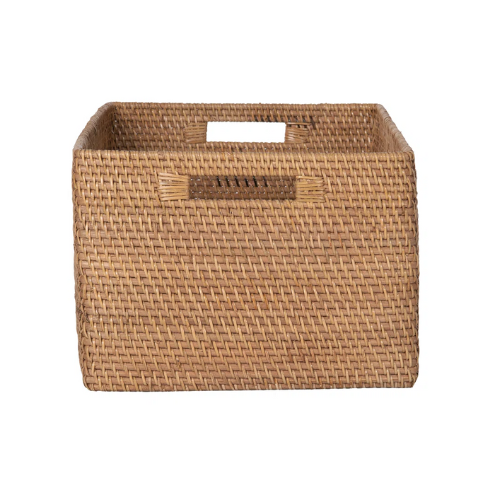 Woven Rectangular Storage Basket